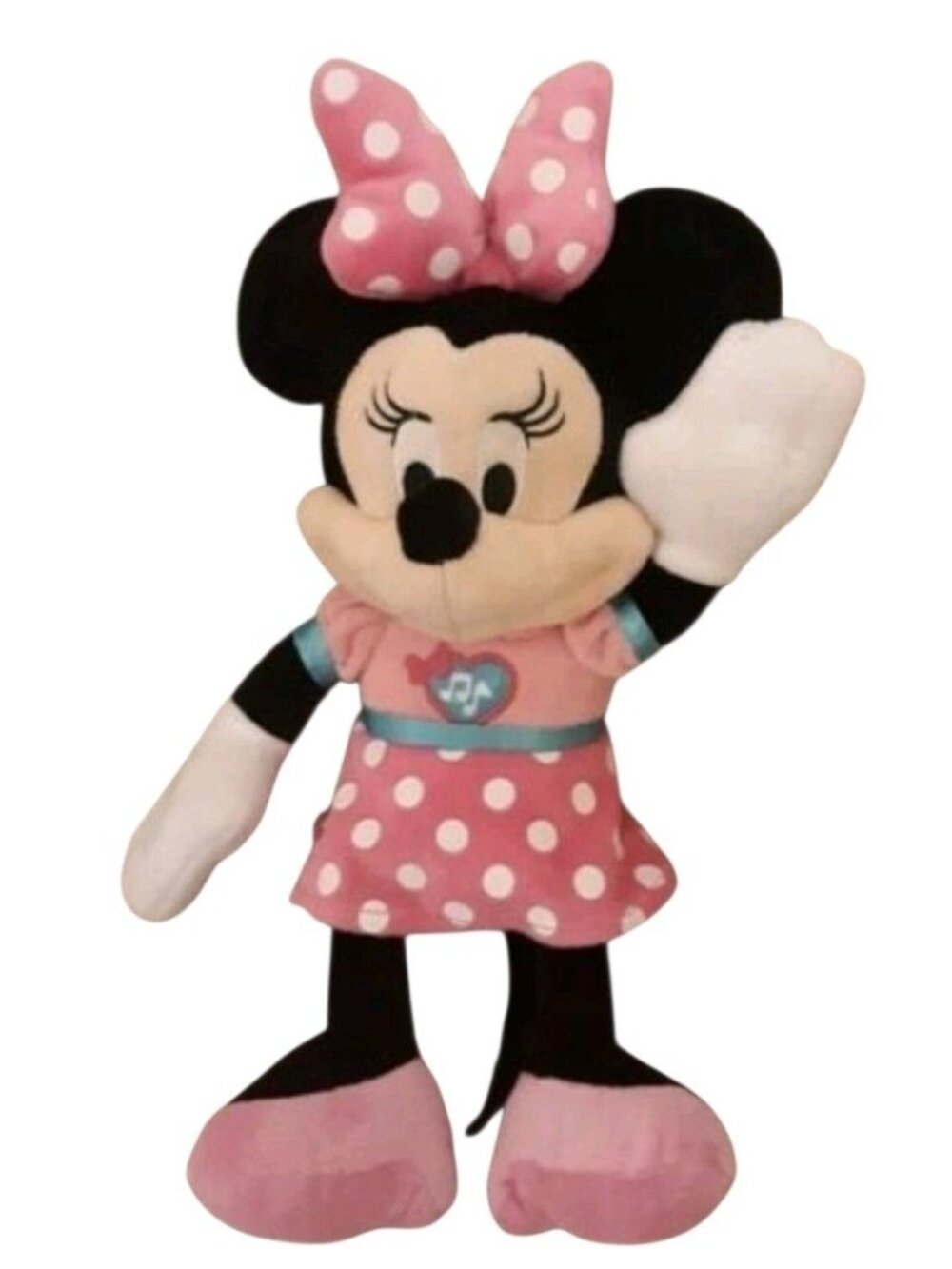 Disney Clubhouse Fun Minnie Mouse Mickey Bowtique Song & Phrases Doll Plush Toy